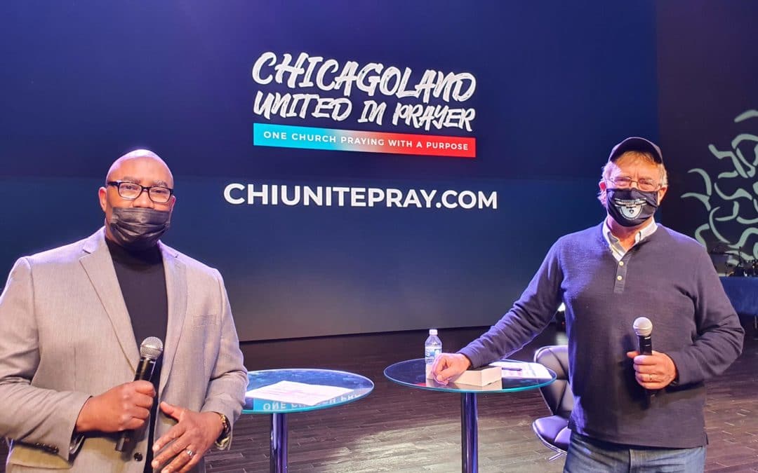 Roy Patterson and Dr. John Fuder hosting Chicagoland United in Prayer 2022