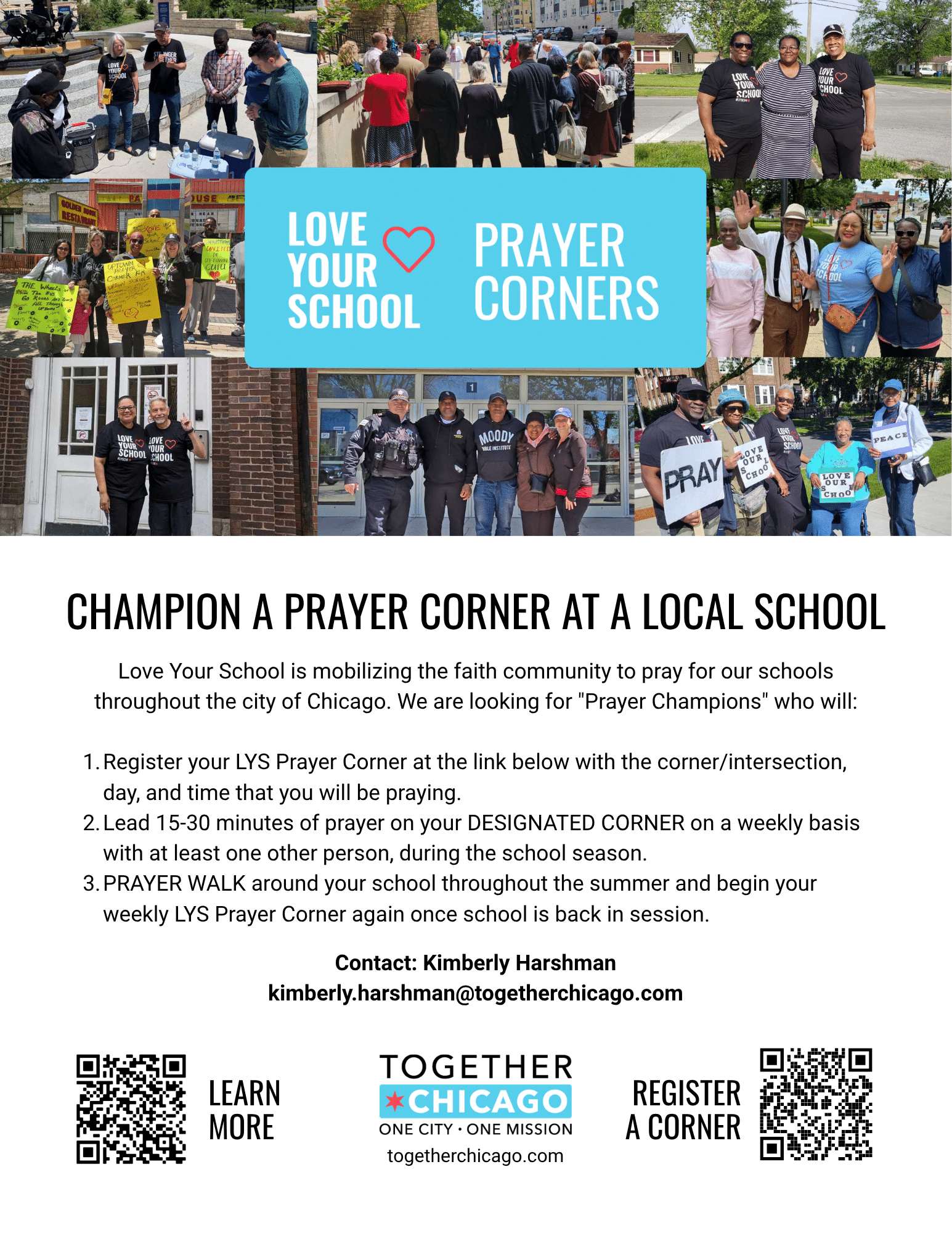 LYS Prayer Corners flyer