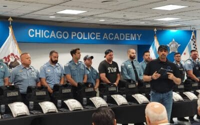 Shield 616 Presents Gear to Chicago Police Department
