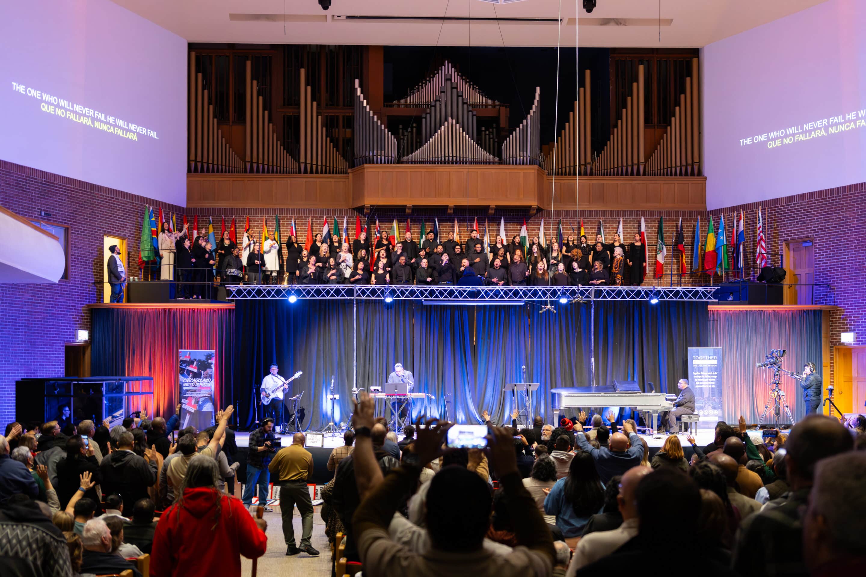 Nevertheless, We Pray—Christians Stand Together in Unity at the Chicagoland United in Prayer Event