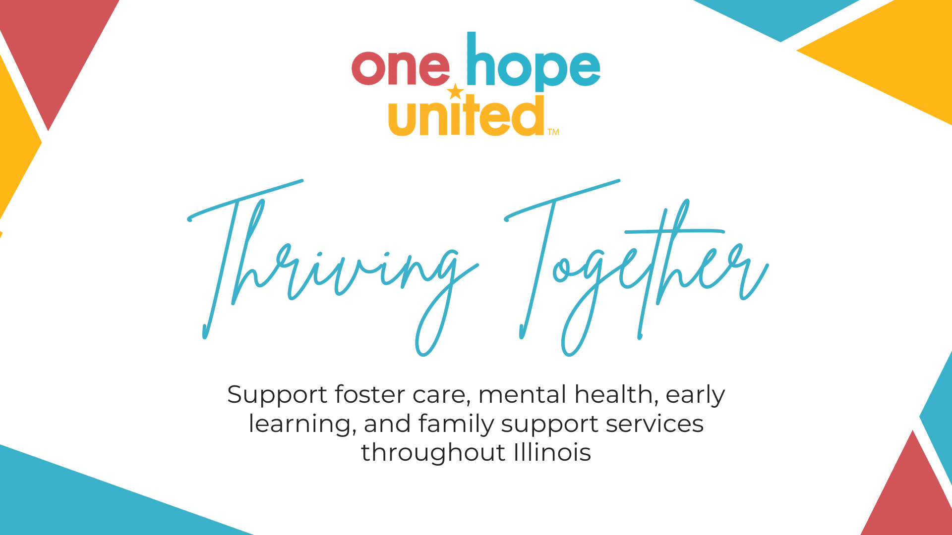 One Hope United’s Thriving Together Luncheon